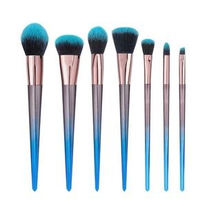 Sasha o blue makeup brush set